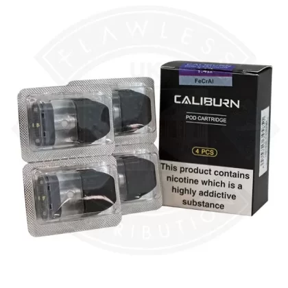 Uwell Caliburn Pod Cartridge 1.4 Ohm 4 pack - Eliquidsupply