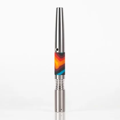 Titanium Simrell w/ Micarta Sleeve (DR1) - Ejuicewarehouse