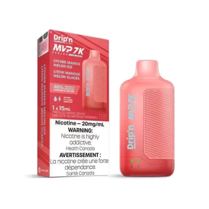Drip’n MVP 7K Lychee Mango Melon Iced Disposable Vape