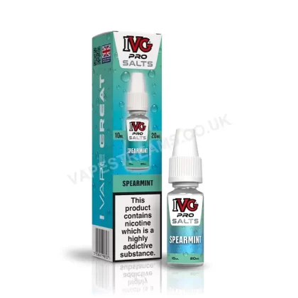 IVG Pro Spearmint Nic Salt E-Liquid - Vapestreams Co