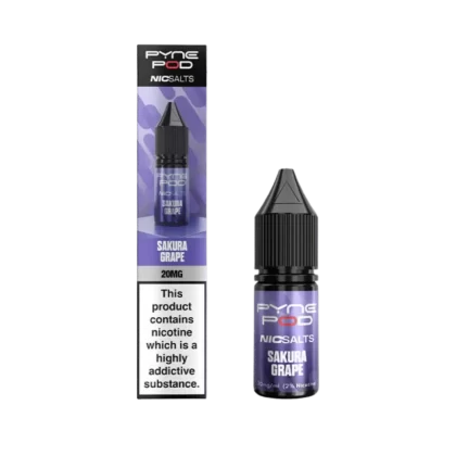 Pyne Pod Nic Salt Sakura Grape E-Liquid - 10mg