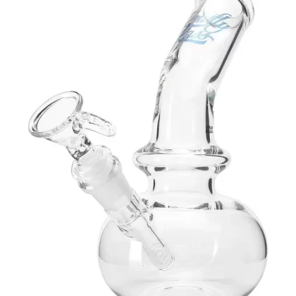 Glowfly Glass 10″ Bent Neck Bong - Vape Store