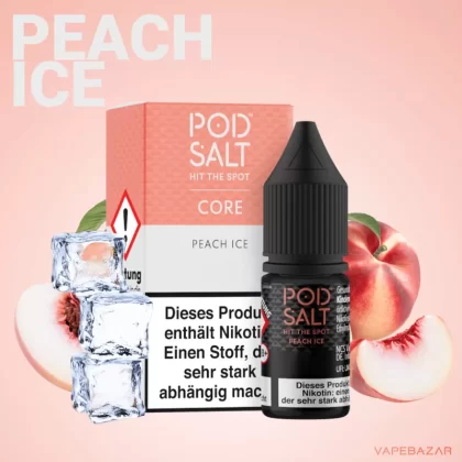 Podsalt Core – Peach Ice - Vapebazar