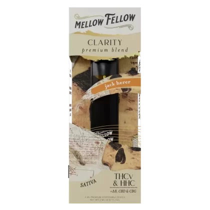 Mellow Fellow Clarity Blend 2ml Disposable Vape Jack Herer - Ejuicewarehouse