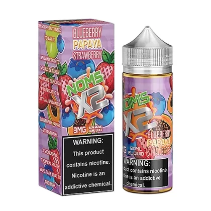 Blueberry Papaya Strawberry by Noms X2 120ml - Vape Product, Vape Product
