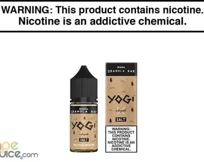 ORIGINAL GRANOLA BAR BY YOGI E LIQUID SALT 30ML - Vapejuice