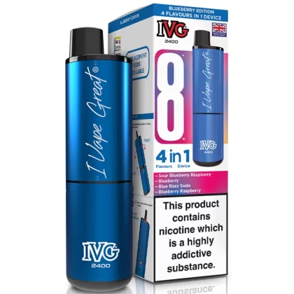 IVG 2400 4-in-1 Pod Kit - Blue Raspberry Ice