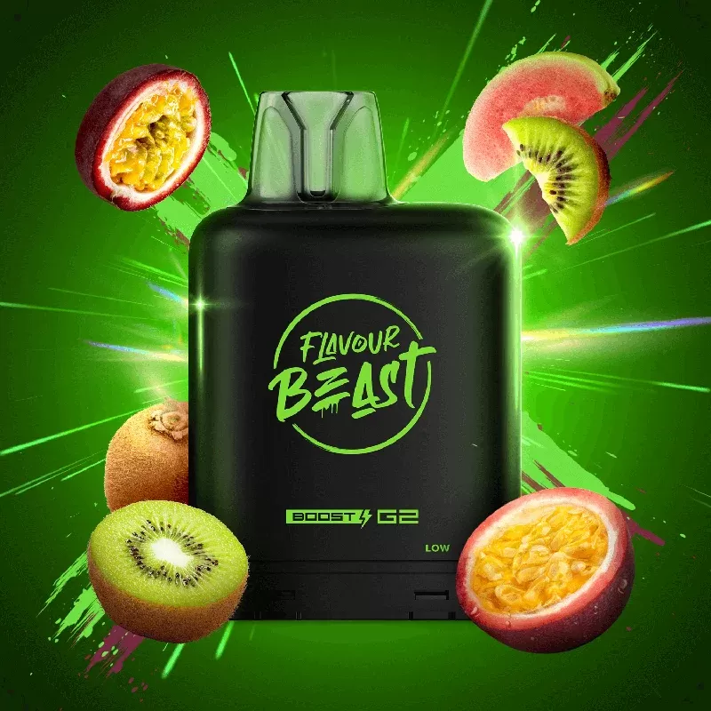 LEVEL X FLAVOUR BEAST 15/25K – KEWL KIWI PASSIONFRUIT