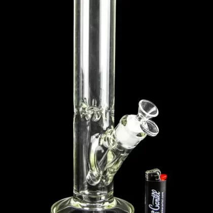 Straight Cylinder Glass Ice Bong 7MM