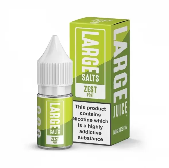 Large Juice Nicotine Salt Zest Pest E-Liquid 10ml