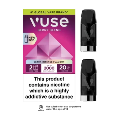 Berry Blend Vuse Pro Pods - Vape Product, 10mg (Discontinued)
