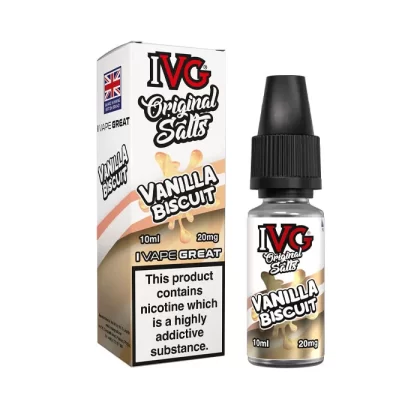 Vanilla Biscuit Nic Salt E-Liquid by IVG Original