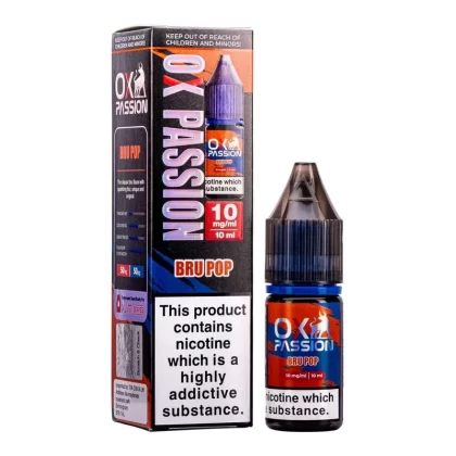 Bru Pop Ox Passion Nic Salt by OXVA – (Pack of 5, 10, or 20)