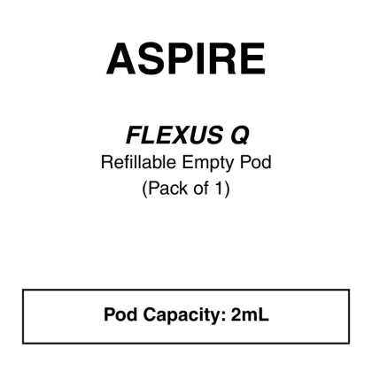 Aspire Flexus Q Replacement Empty Pod – Single Pack