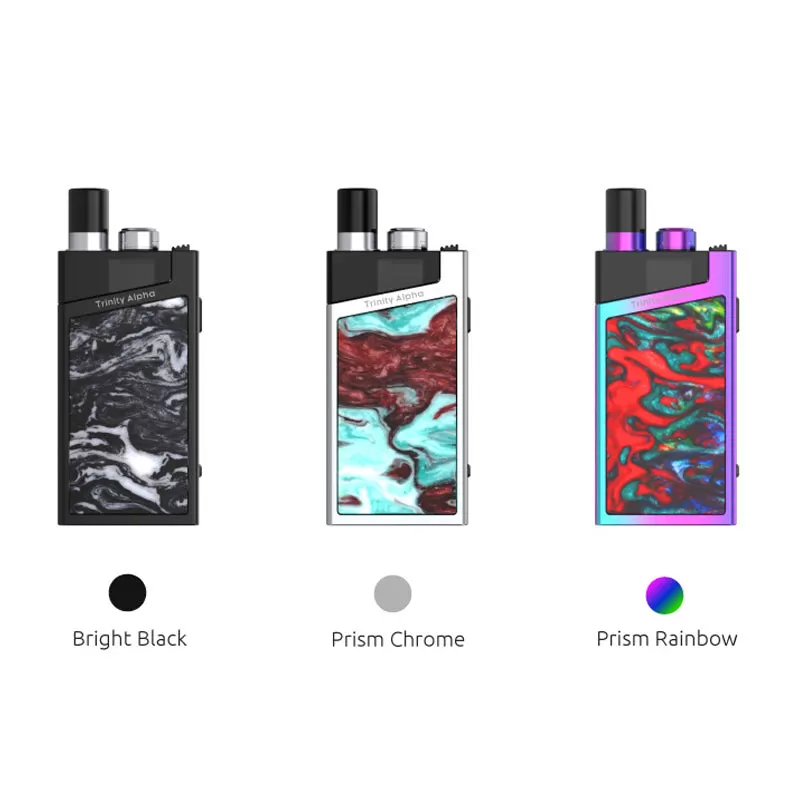 SMOK Trinity Alpha Pod System Kit 1000mAh - 2.8ml Standard Edition / Bright Black - Image 2