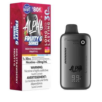 Flavour Beast Alpha Fruity 80K Disposable - Green Apple, Golden Mango