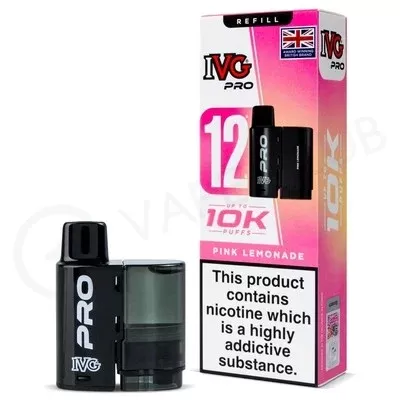 Pink Lemonade IVG Pro 12 Refill Pack - Ecigpremium