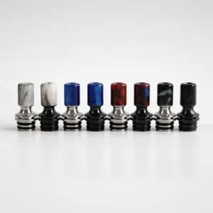Universal 510 Drip Tip | Stylish Resin & Stainless Steel Design