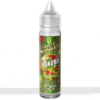 HAKUNA E LIQUID BY TWELVE MONKEYS 50ML 65VG