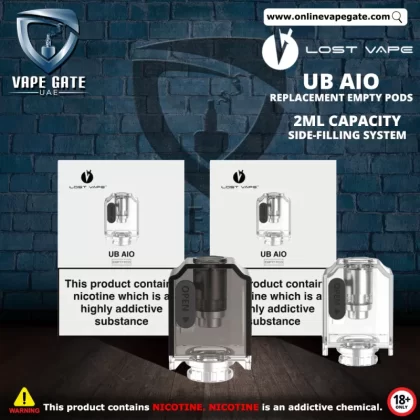 Lost Vape - UB AIO Replacement Empty Pods - Ice