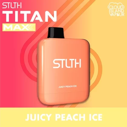 STLTH TITAN MAX Disposable Vape – Juicy Peach Ice