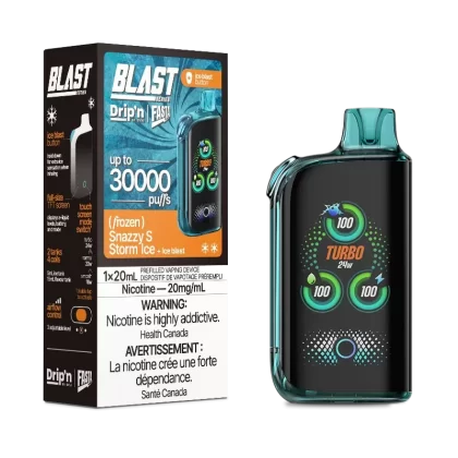 Drip’n Fasta Blast By Envi Snazzy S Storm Ice 30K Disposable Vape