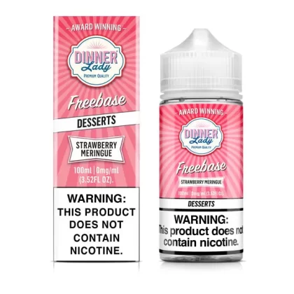 Dinner Lady Strawberry Meringue TFN 100mL Freebase Vape Juice - 6MG