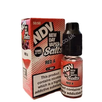 Red A Nicotine Salt E-Liquid by NDV - Vapestreams Co