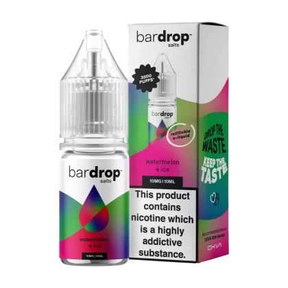 Watermelon Ice Nic Salt by Bar Drop - 20mg (Discontinued)