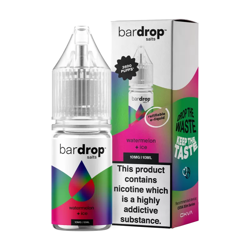 Watermelon Ice Nic Salt by Bar Drop - 20mg (Discontinued)