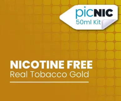 Real Tobacco Gold 50ml Nicotine Free Vape Juice