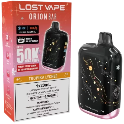 Lost Vape Orion Bar 50K Disposable Vape – Tropika Lychee