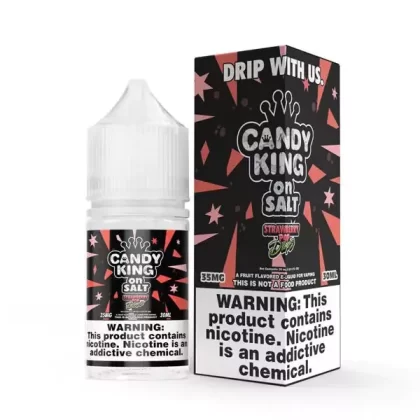 Candy King on Salt Strawberry Pop Drops eJuice - Vape Product; Vape Product, Vape Product (6C51A6)