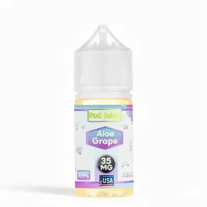 Pod Juice Aloe Grape 30mL Salt Nic E-Juice – 50/50 VG/PG - Vape Product, Vape Product