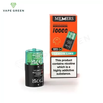 Lemon Lime Prefilled Pod Refill Pack by Memers Wukong V10000