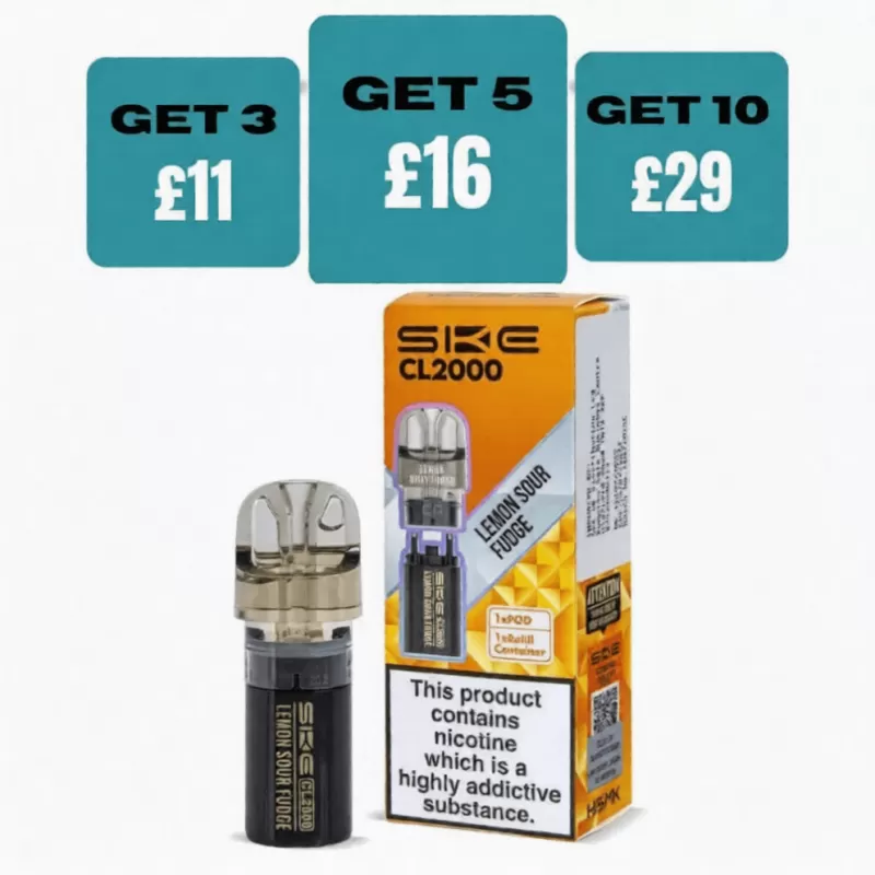 SKE CL2000 Prefilled Replacement Pods - Choc Mint