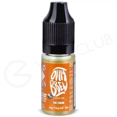 The Cuban E-liquid by Ohm Brew 50/50 Nic Salts