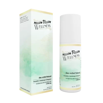 Wellness Roll On Gel – Relief Blend – Cucumber, Cantaloupe and Bergamot – 5000mg