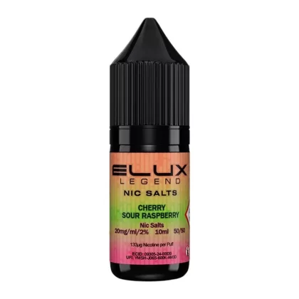 Cherry Sour Raspberry By Elux Legend 10ml Salts