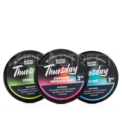 Thursday Nicotine Pouches - Vape Product, Vape Product; Citrus Chill, Ice Mint