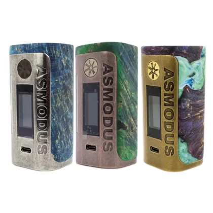 asMODus Lustro Kodama Box Mod 200W - Green red bronze