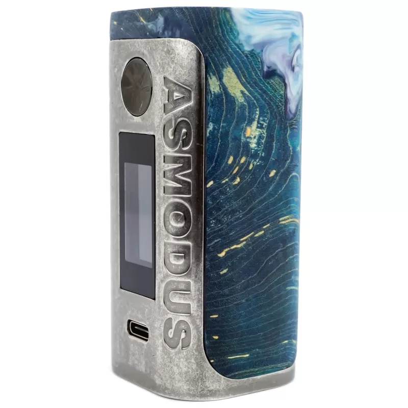 asMODus Lustro Kodama Box Mod 200W - Green red bronze - Image 3