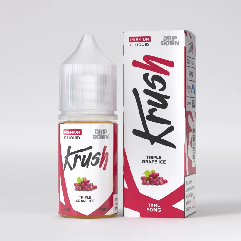 Drip Down Krush – Triple Grape Ice 30ml (30/50 Mg) - Vape Product, Vape Product - Image 2
