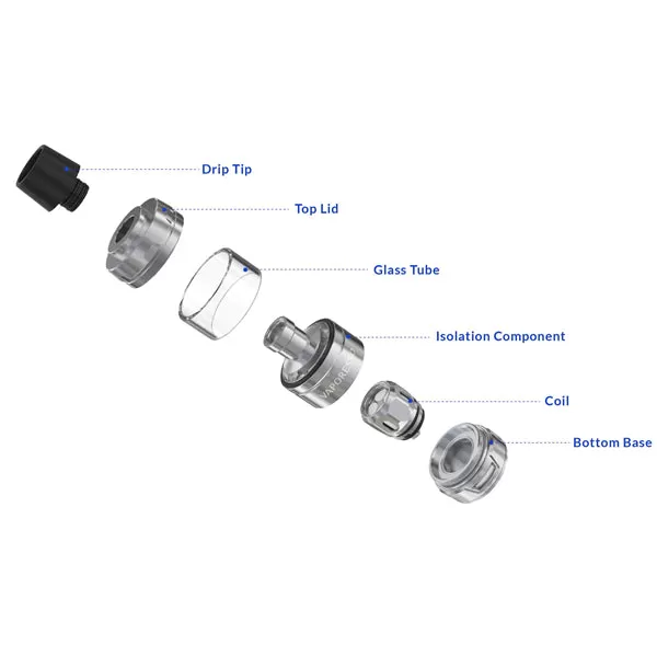 Vaporesso Cascade Baby-Mini Sub Ohm Tank Atomizer (5ML)-3.5ML - Blue / 5ml - Image 2