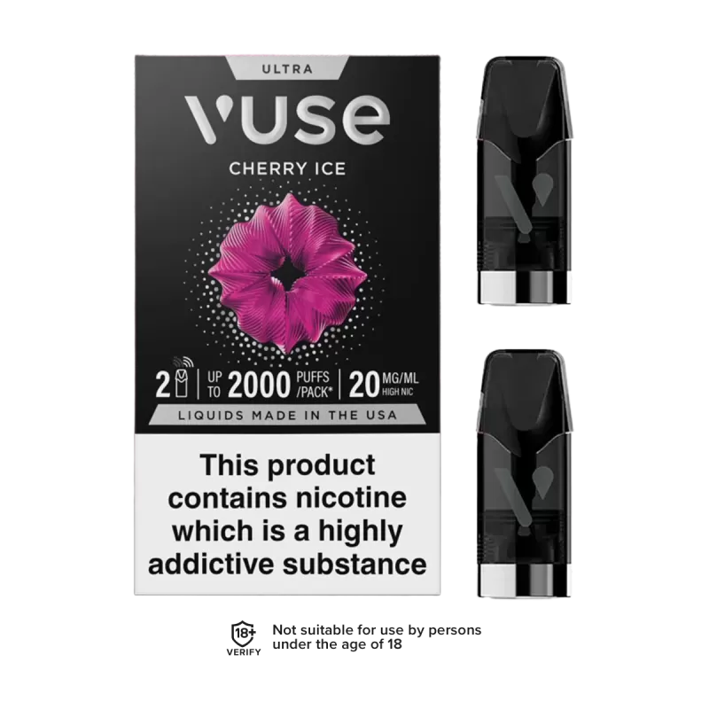 Cherry Ice Vuse Ultra Smart Pod - Vapeshop Co
