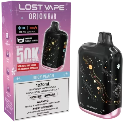 Lost Vape Orion Bar 50K Disposable Vape – Juicy Peach