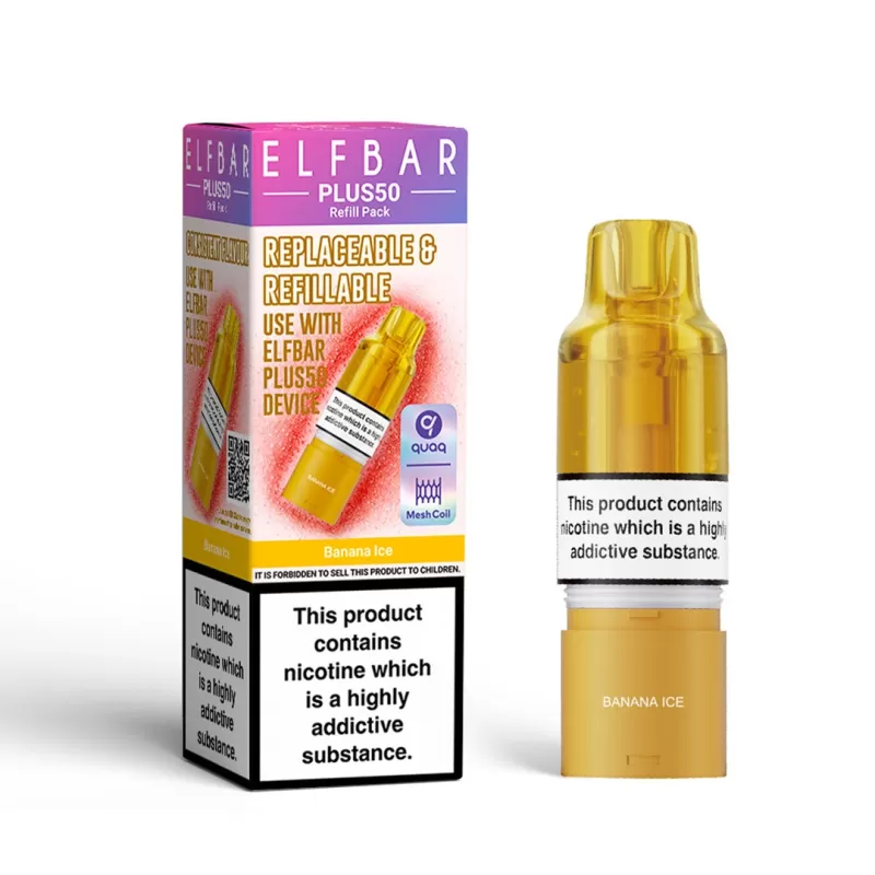 Elf Bar Plus 50 Prefilled Pod - Kiwi Passion Fruit Guava - Image 2