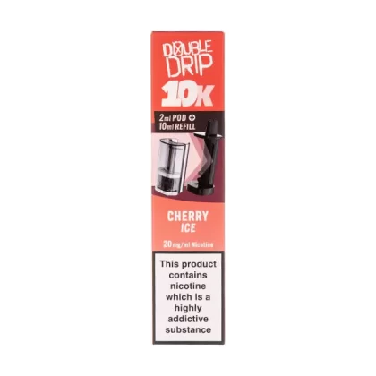 Cherry Ice 10k Prefilled Pod + Refill by Double Drip - Vapesuperstore Co