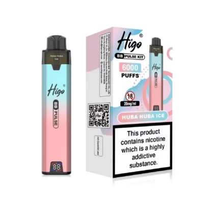 Higo BB Pulse 6000 Prefilled Pod Kit Huba Huba Ice - 20mg