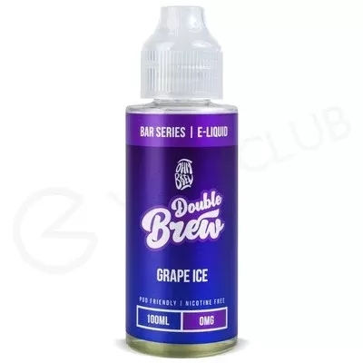 Grape Ice Shortfill E-Liquid by Double Brew Bar Series 100ml